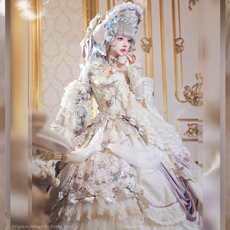 Spot drop 3rd anniversary star and moon praise long Lolita dress bridal dress Maya original