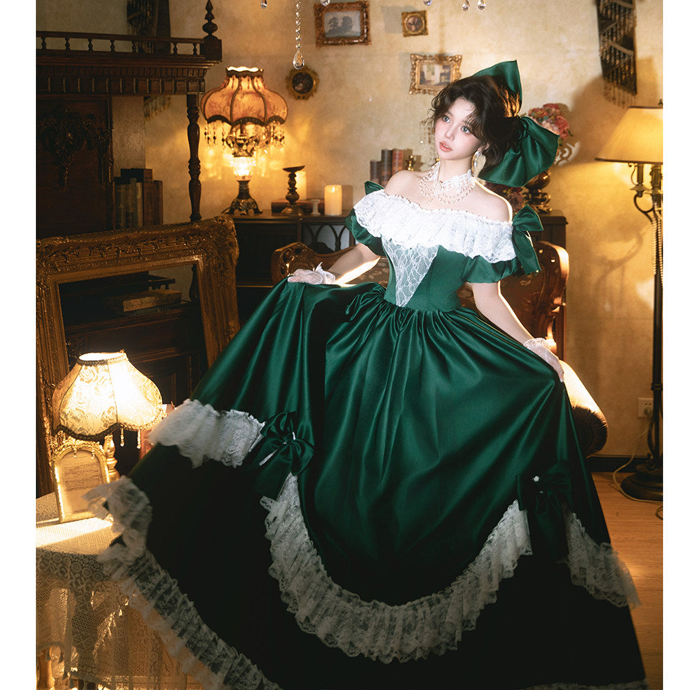 French retro evening dresses beautiful princess dress