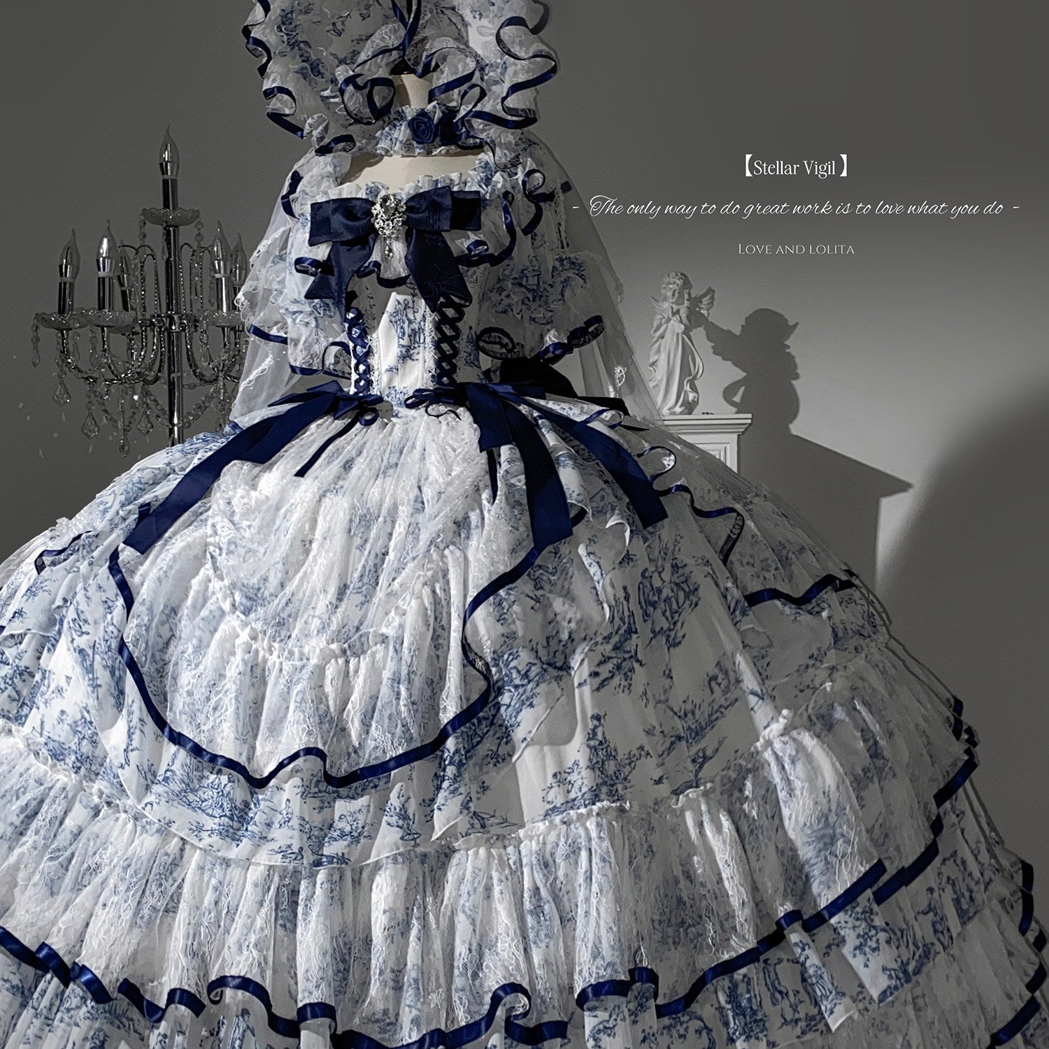 sleepless lolita rain fall celadon sp spring and summer short sleeve fishbone original bridal dress