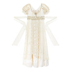 Luna Manor Retro Gorgeous Imperial Dress Elegant Heavy Painting Dress Skirt