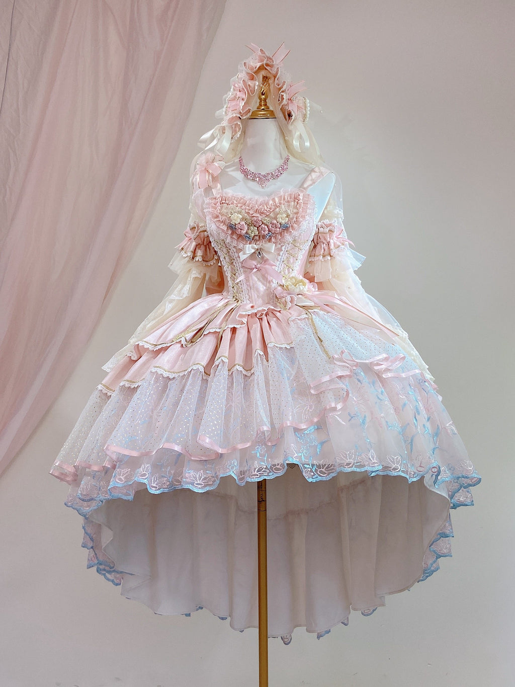 Lophiel Miss Lu Kemi original design long bride Lolita princess dress