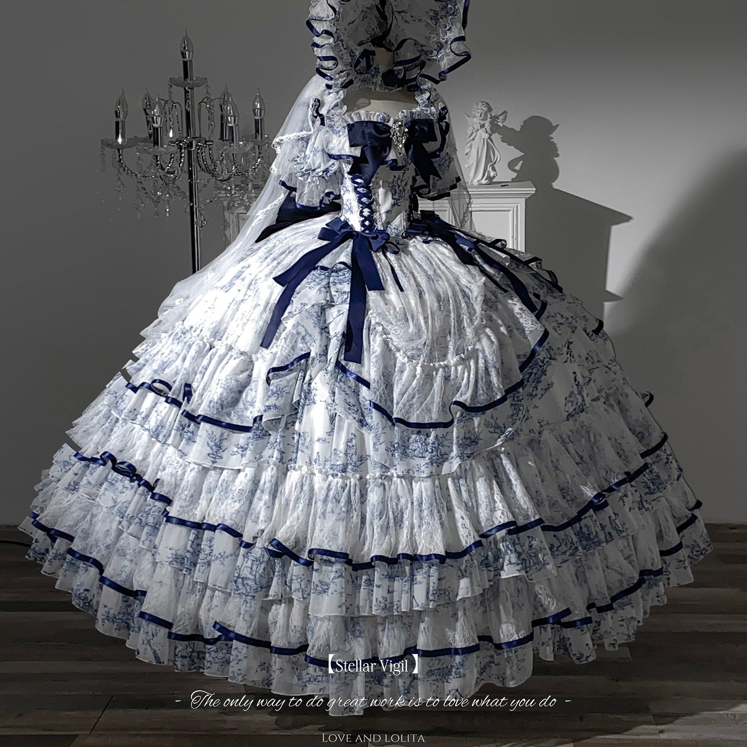 sleepless lolita rain fall celadon sp spring and summer short sleeve fishbone original bridal dress