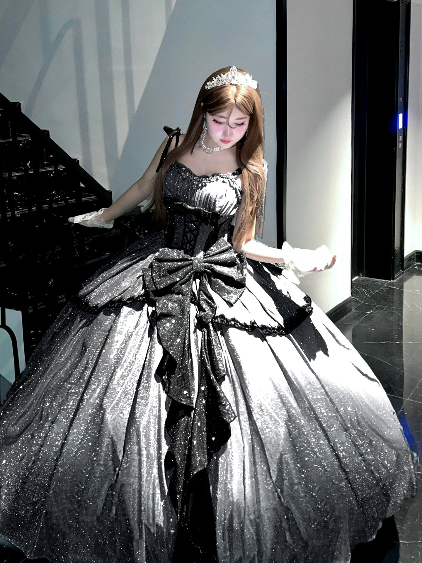 Winter Long Birthday Adult Evening Dress