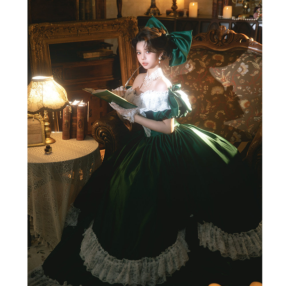 French retro evening dresses beautiful princess dress