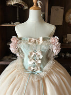 Ballet Short Light Gauze Edition Retro Ballet Style Slim JSK Princess Dress