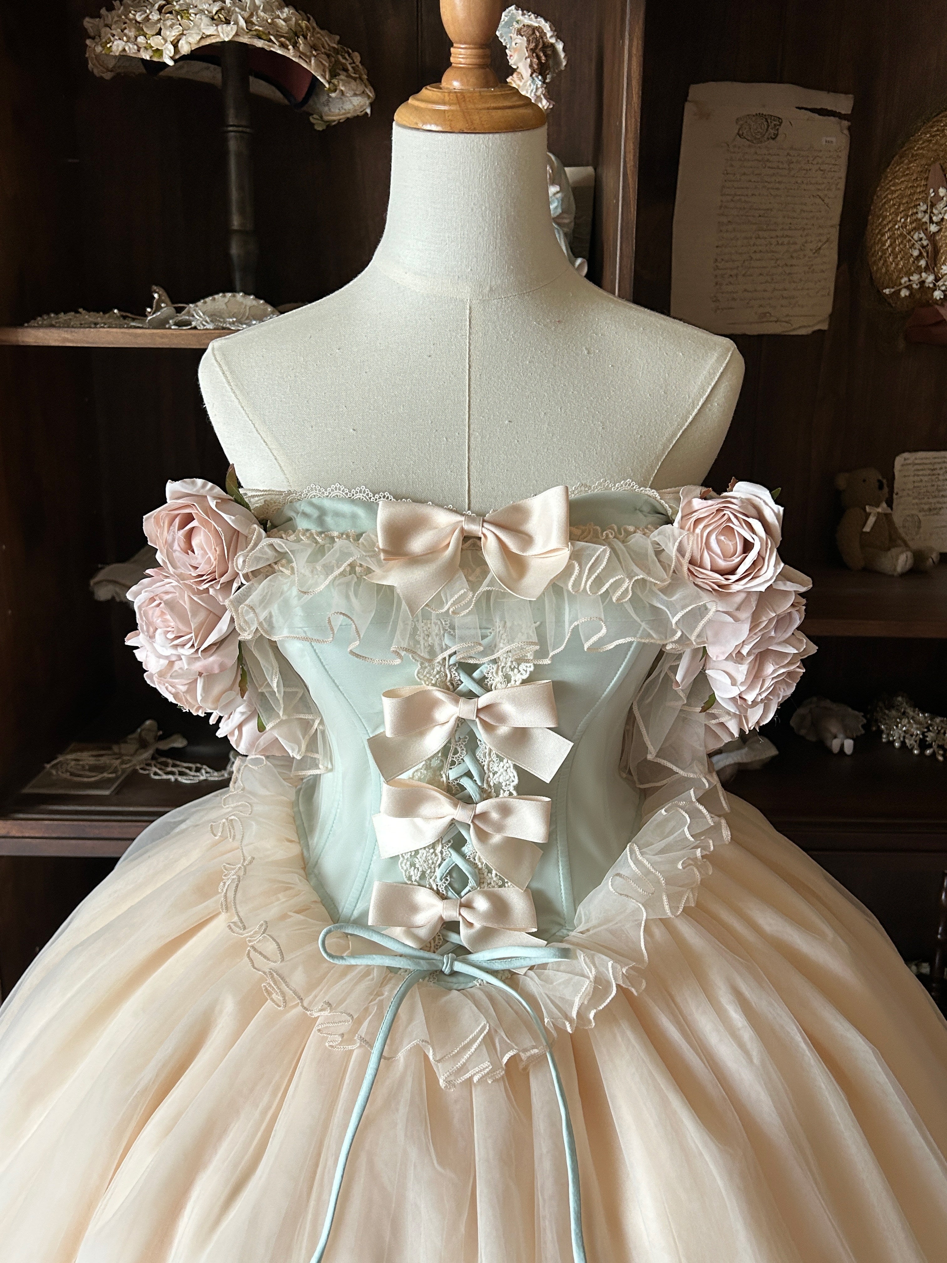 Ballet Short Light Gauze Edition Retro Ballet Style Slim JSK Princess Dress