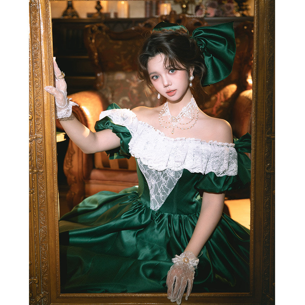 French retro evening dresses beautiful princess dress