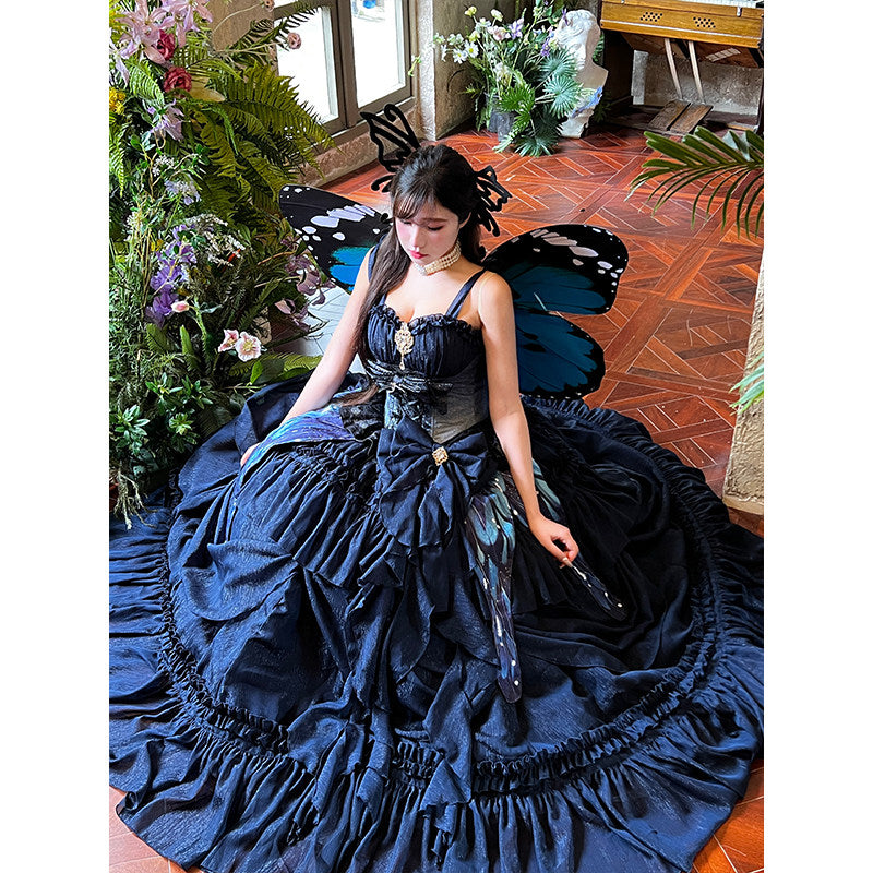 heavy industry birthday skirt elegant temperament large skirt coming-of-age dress dress