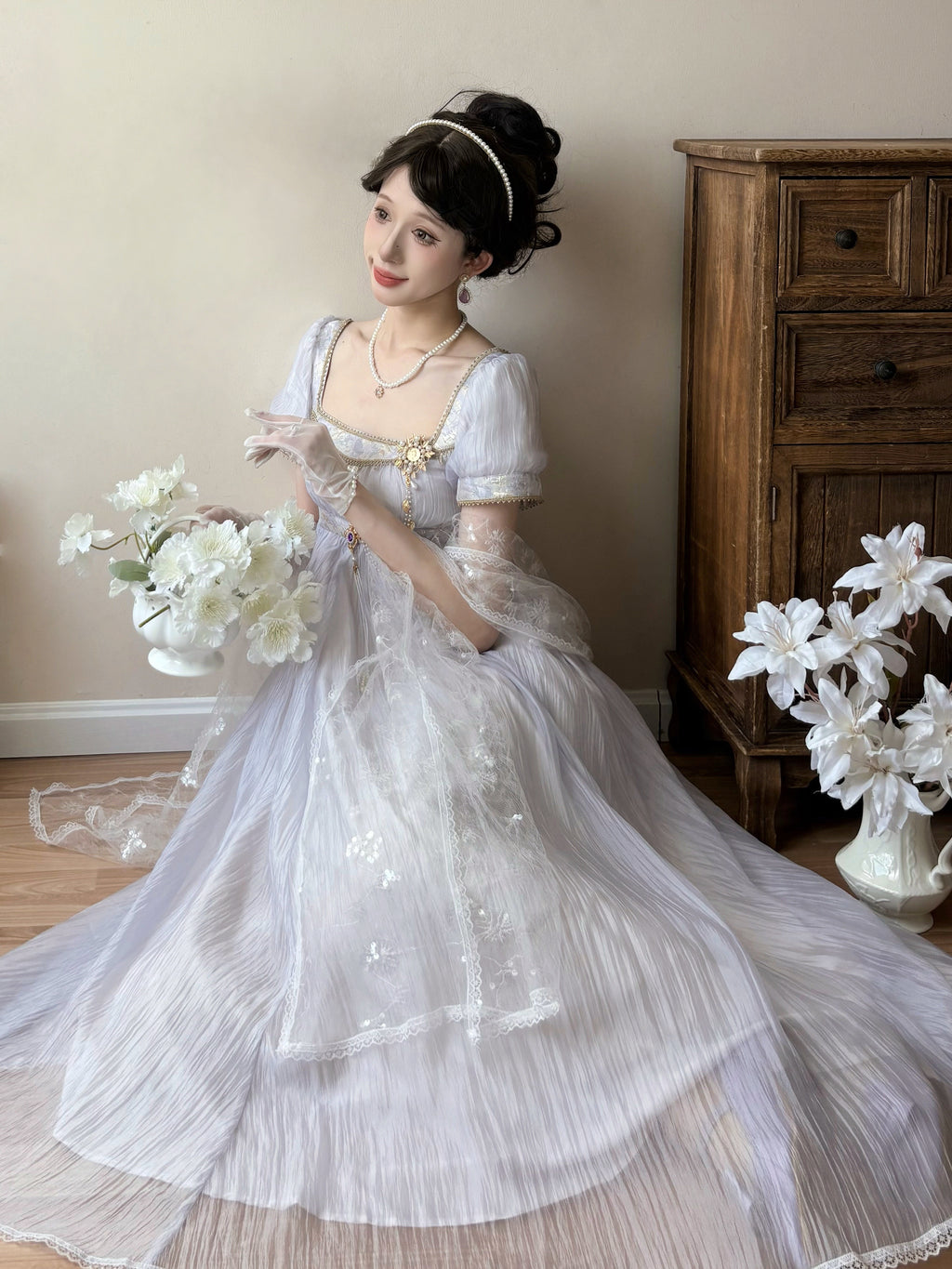 Sand and Wei Jing Poem Original Retro Court Imperial Skirt