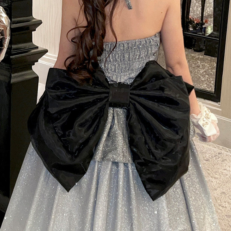 gradient glitter pink rich family daughter style