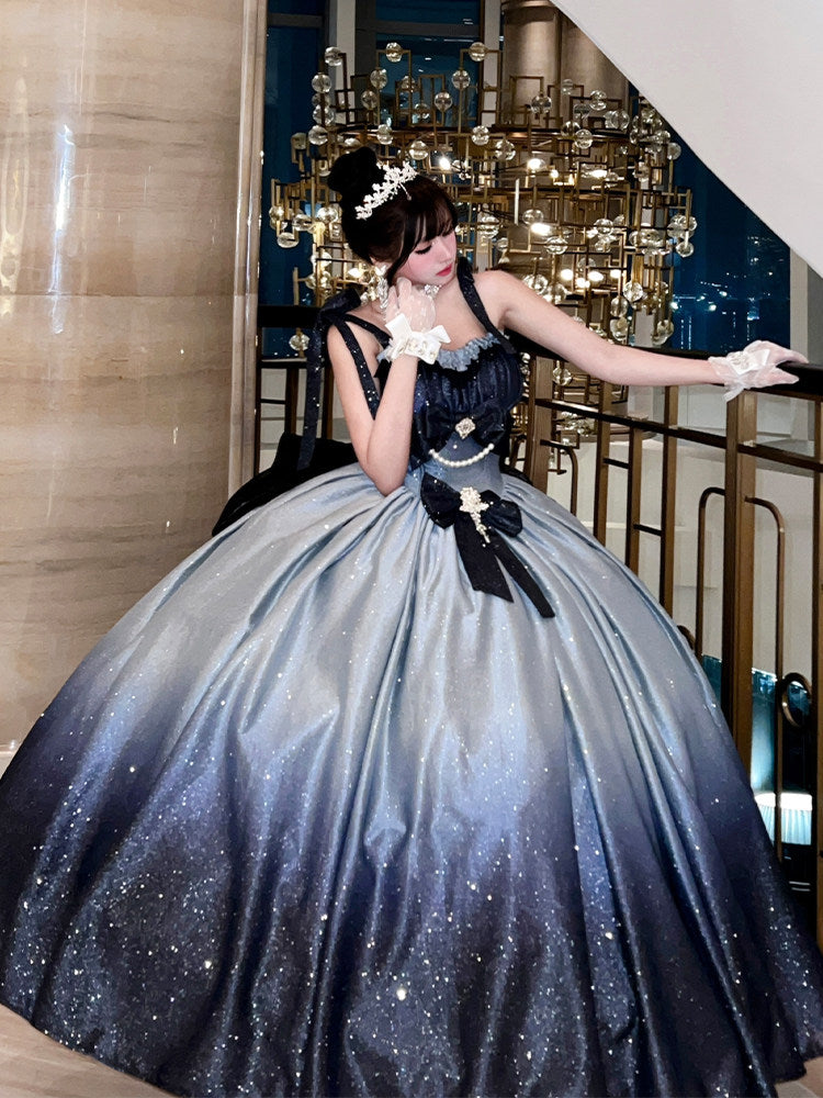 birthday anniversary, ceremonial sense of daughter style novel heroine feeling small dress