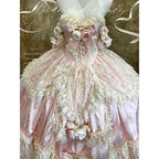 Autumn and winter long dresses, princess style coming-of-age ceremony wedding dresses, engagement toasts