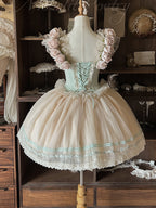 Ballet Short Light Gauze Edition Retro Ballet Style Slim JSK Princess Dress