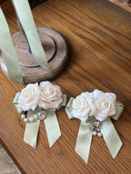 Peach White Tea Elegant Lily of the Valley Lolita OP Dress