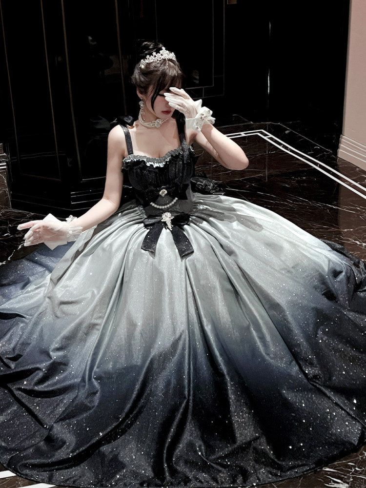 birthday anniversary, ceremonial sense of daughter style novel heroine feeling small dress