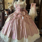 Rose Festival Original Lolita Princess Dress White Tea Floral Wedding