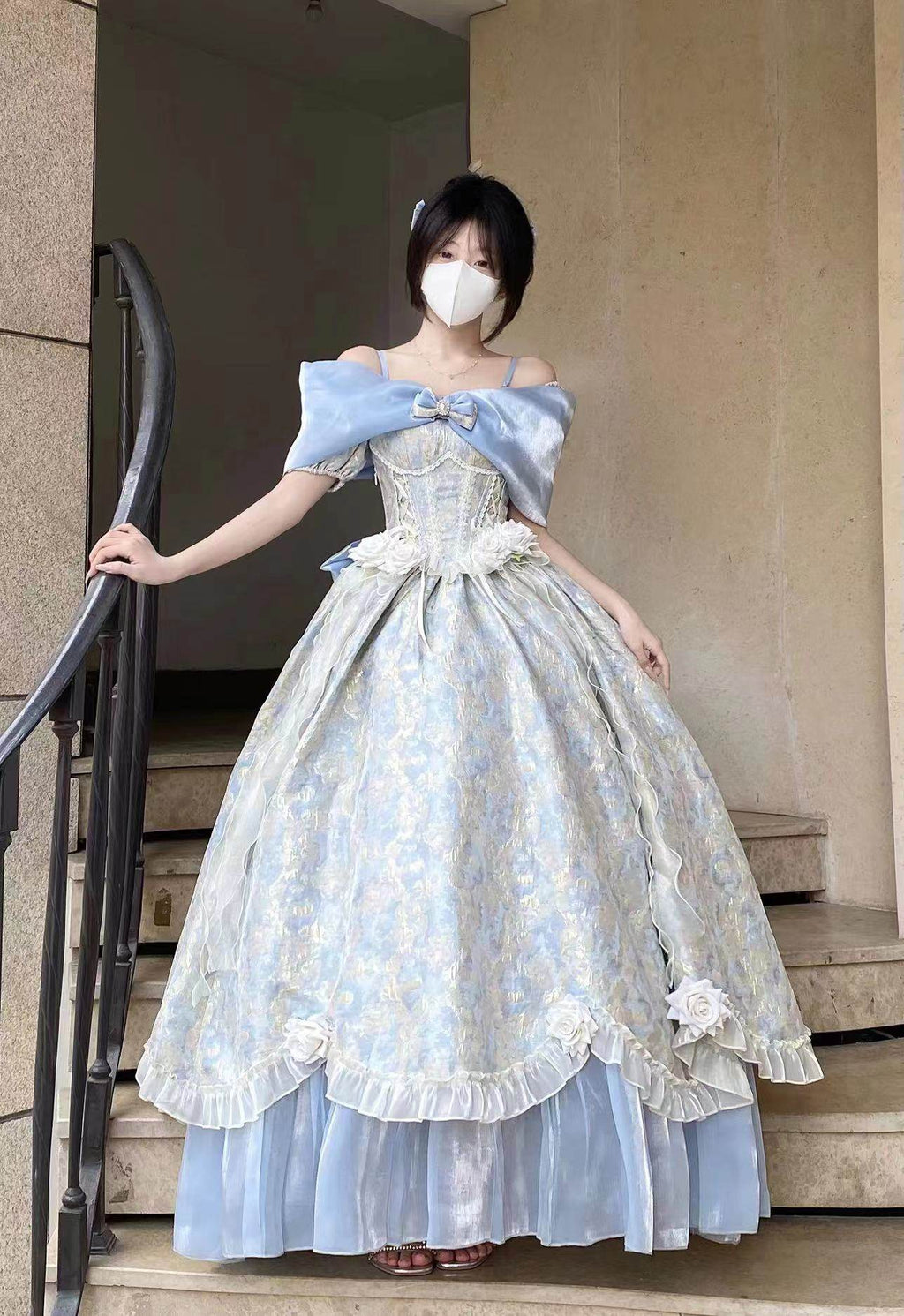 Grape Jelly Exquisite jacquard fabric princess dress dress