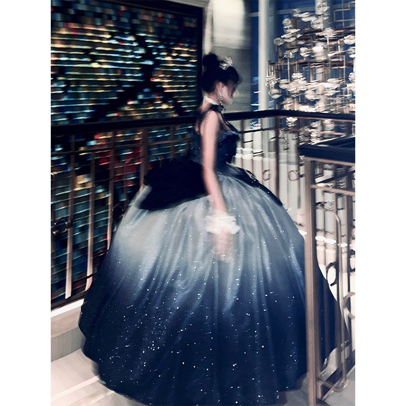 birthday anniversary, ceremonial sense of daughter style novel heroine feeling small dress