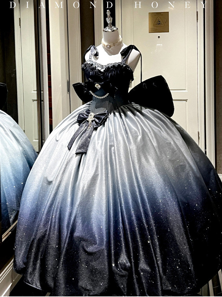 birthday anniversary, ceremonial sense of daughter style novel heroine feeling small dress