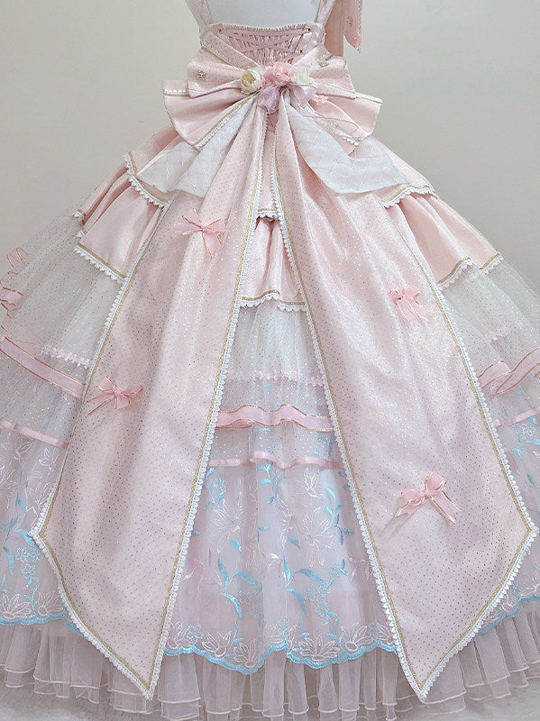 Lophiel Miss Lu Kemi original design long bride Lolita princess dress