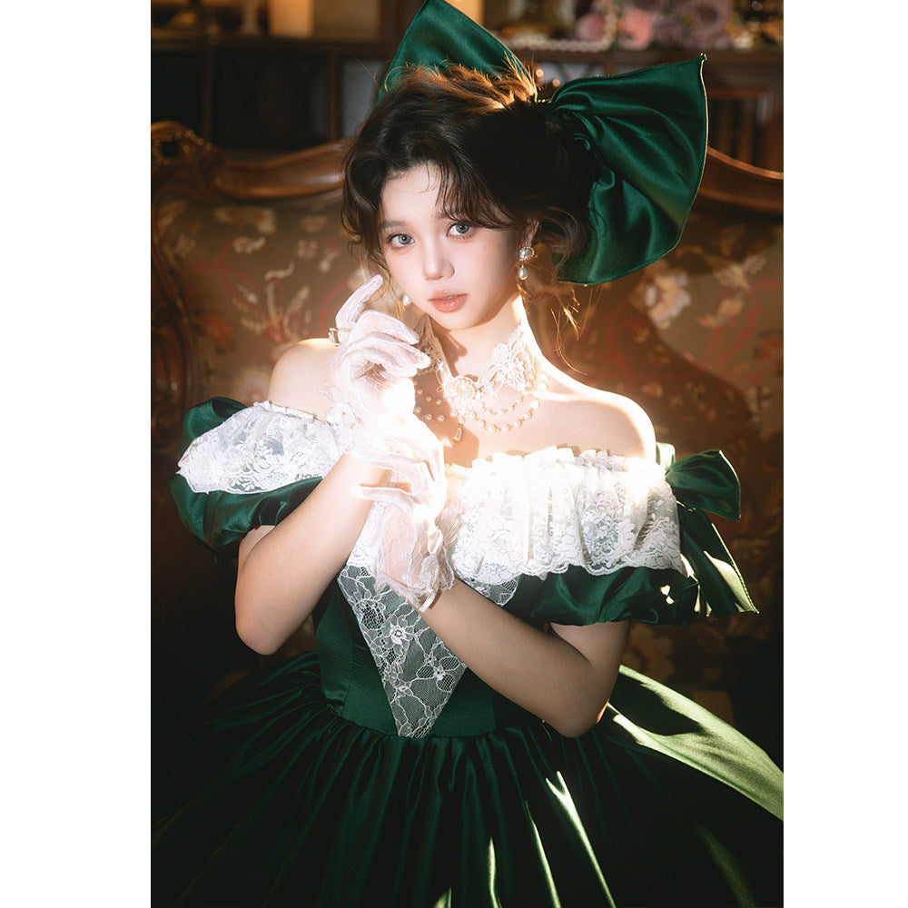 French retro evening dresses beautiful princess dress