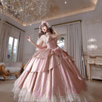 Rose Festival Original Lolita Princess Dress White Tea Floral Wedding