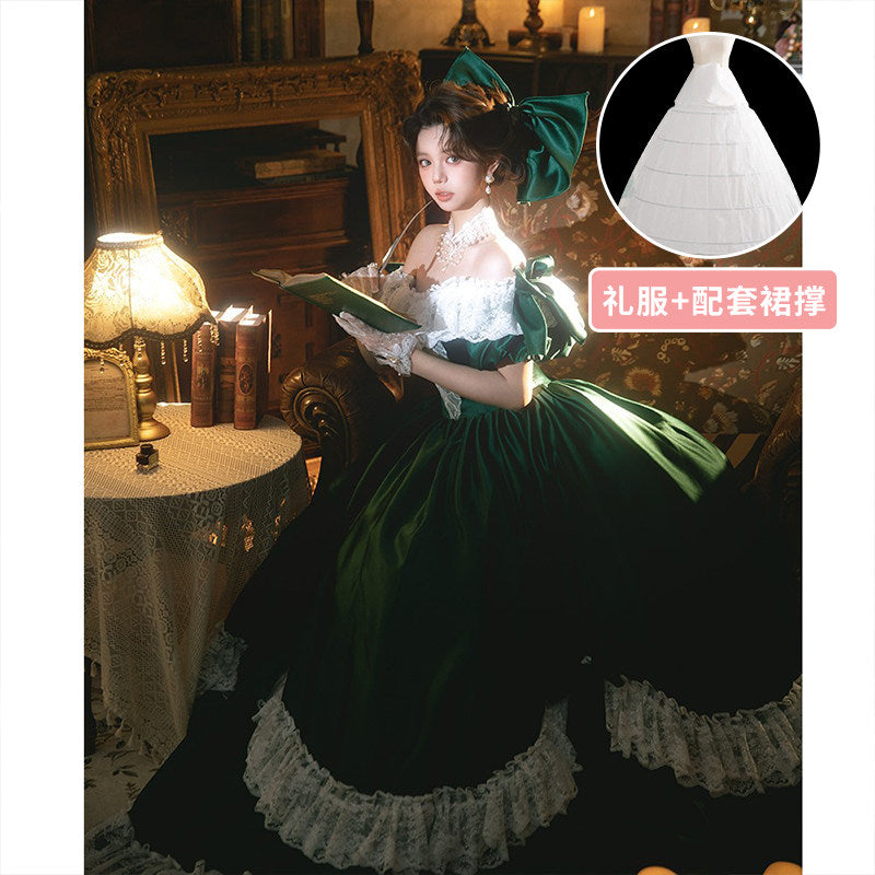 French retro evening dresses beautiful princess dress