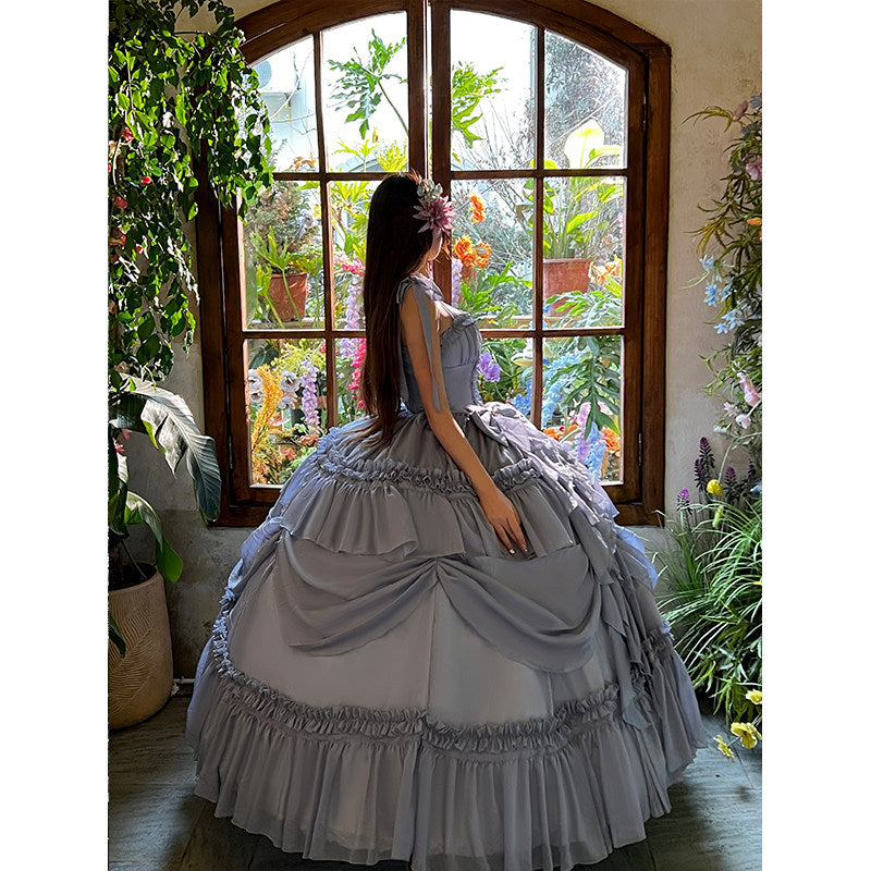 heavy industry birthday skirt elegant temperament large skirt coming-of-age dress dress