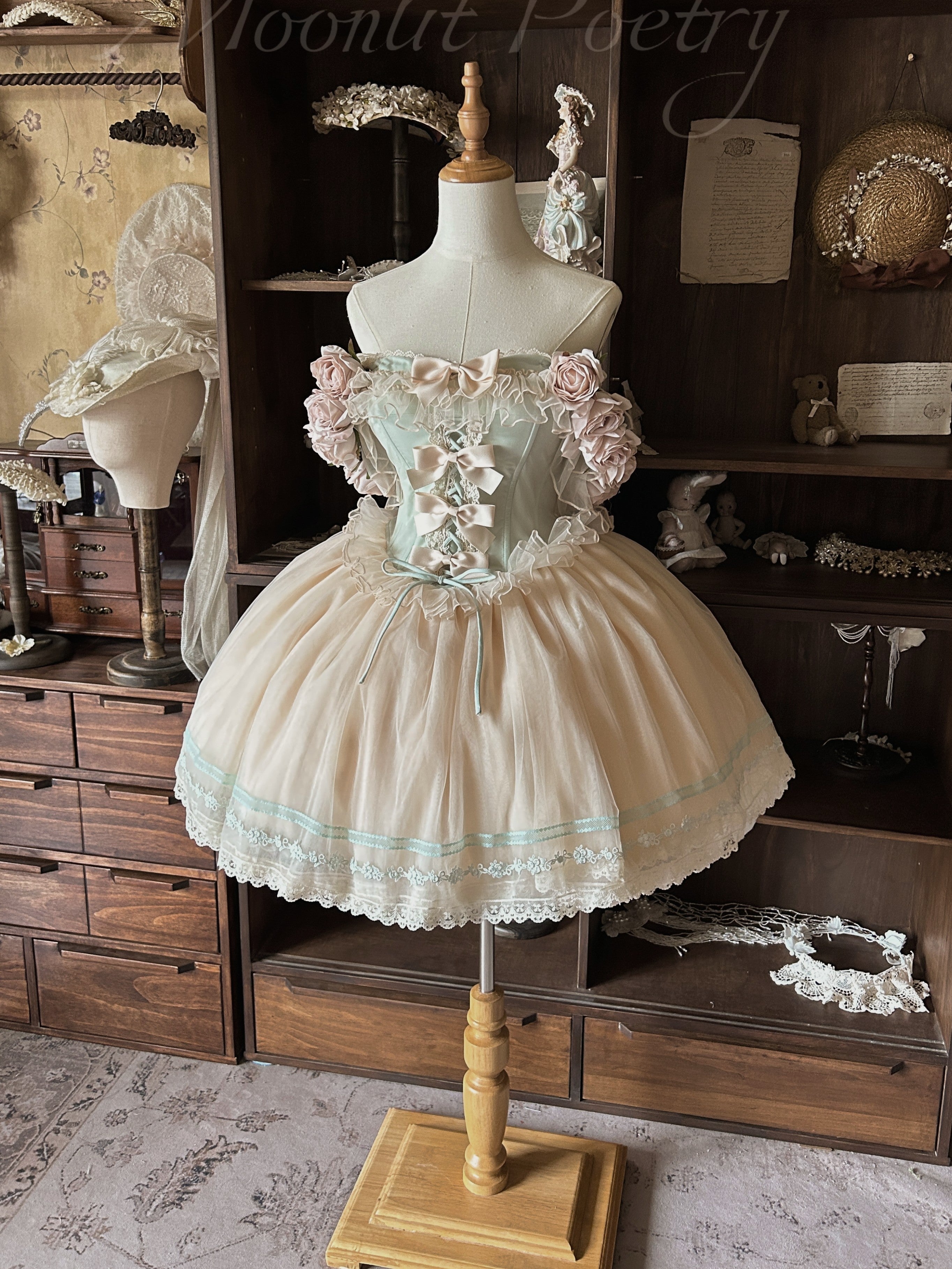 Ballet Short Light Gauze Edition Retro Ballet Style Slim JSK Princess Dress