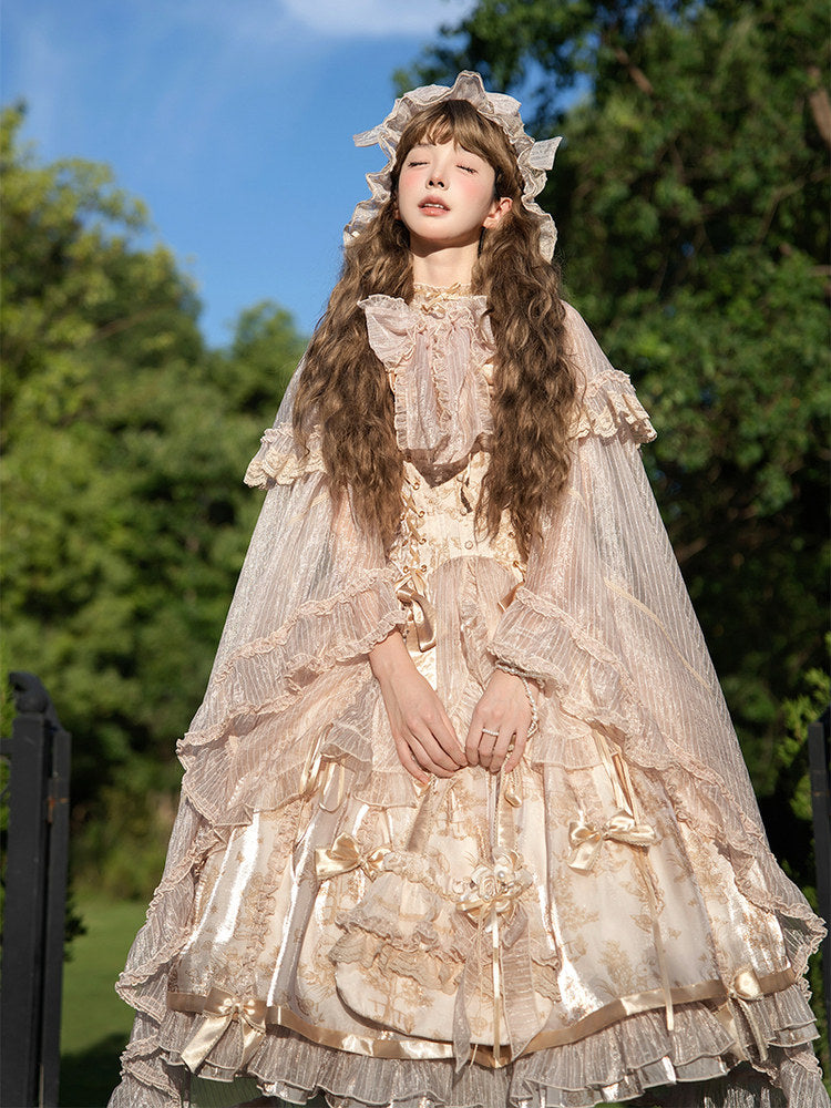 Twin Bear Original innovative Lolita gilded dream cape